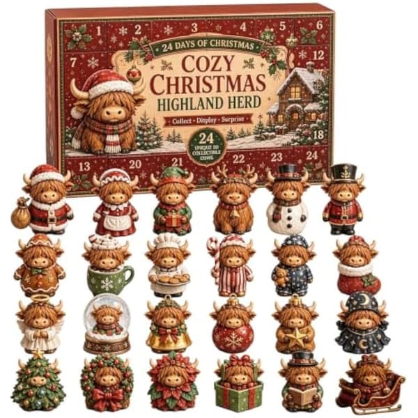 Highlands-ku adventskalender 2026, 2D Highlands-ku-pynt