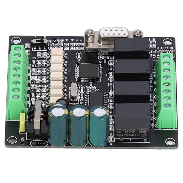 PLC-controller Programmerbar industriel kontrolkort Relæudgang DC 24V FX1N‑10MR