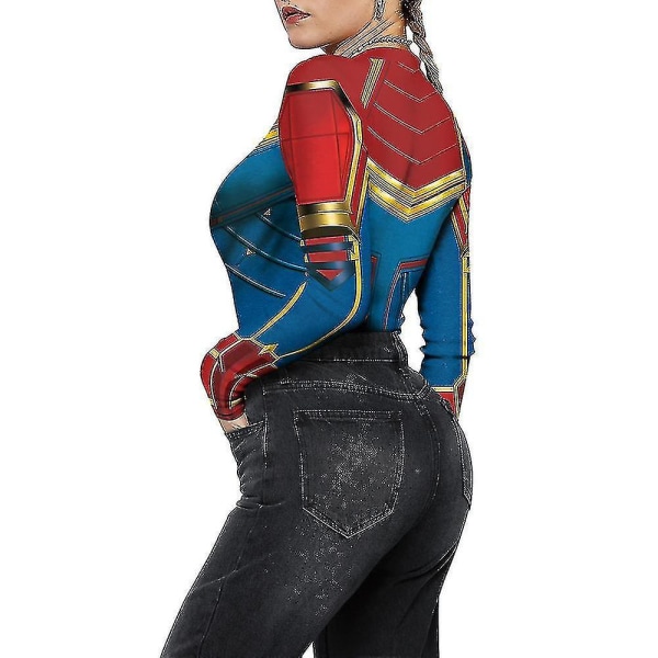 Kvinne Spiderman Skjelett Beinramme Leotard Body Halloween Party Fancy Dress Cosplay Kostyme style1 S