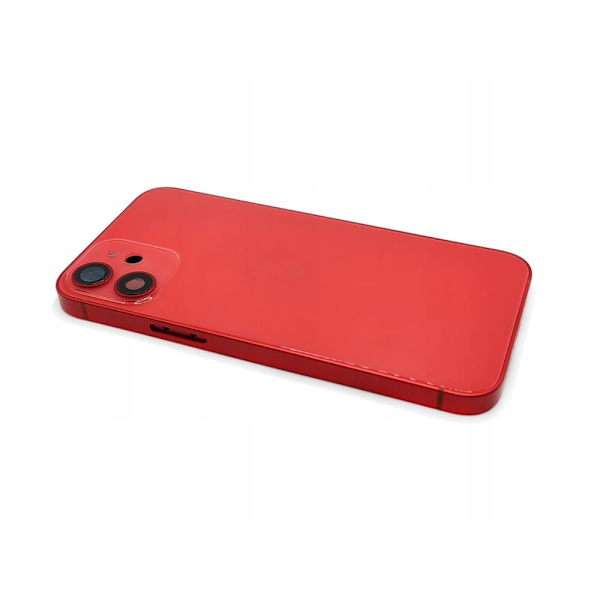 BAGSIDE RAMME TIL APPLE IPHONE 12 MINI RØD