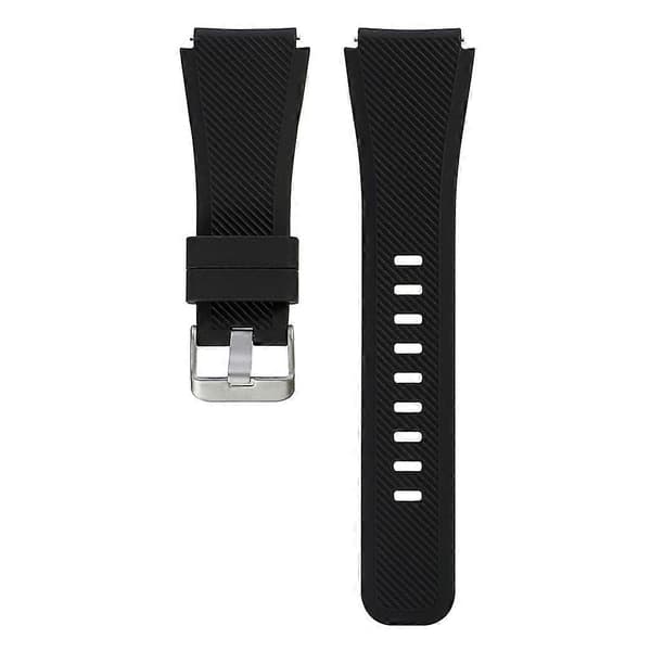 Galaxy Gear S3 Classic/Frontier -kellon rannekkeet säädettävä kellon ranneke Black L