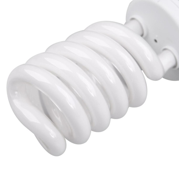 3x Kompakt E27 220v 5500k 45w Fotostudio Pære Videoopptak Daglys Lampe Hvit