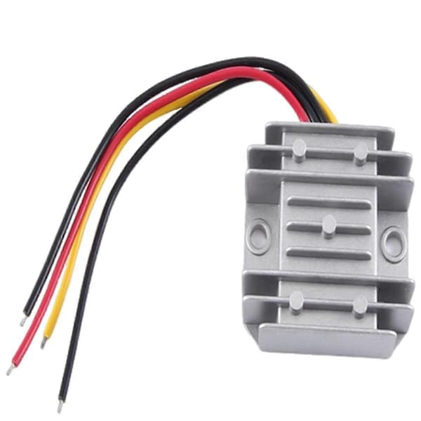 12V-24V til 6V 10A 60W DC-omformer stabilisator trinn-ned transformator booster regulator trinn opp ned Silver