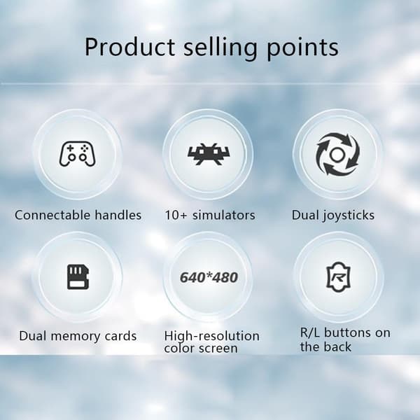 R36S Retro Handheld Gaming Console with 3.5\" IPS Screen, 128GB and 21,000+ Classic Games, Open Source Linux System, Portable Pocket Video Player