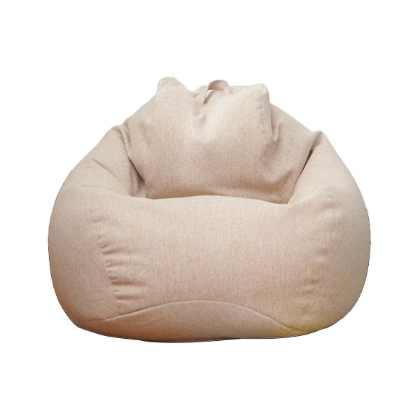 Upouusi Extra Large Bean Bag Tuolit Sohvanpäällinen Cover Lazy Lepotuoli Aikuisille Lapsille Hotsale! Khaki 90 * 110cm