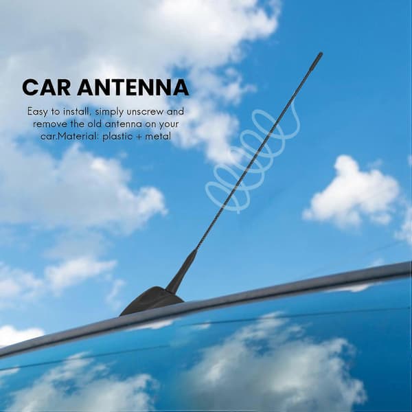 Biltakmontert antenne for Sprinter W906 2006-2017 Takmontert antenne black  silver