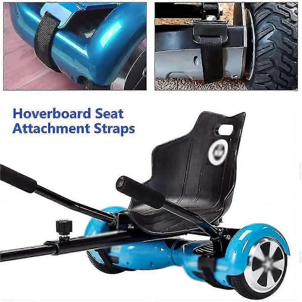 53 cm 10 stk. Hoverboard-tilbehør Stropper Slitesterk med krok Sete Feste Erstatningsbelter for Balansescooter Tw