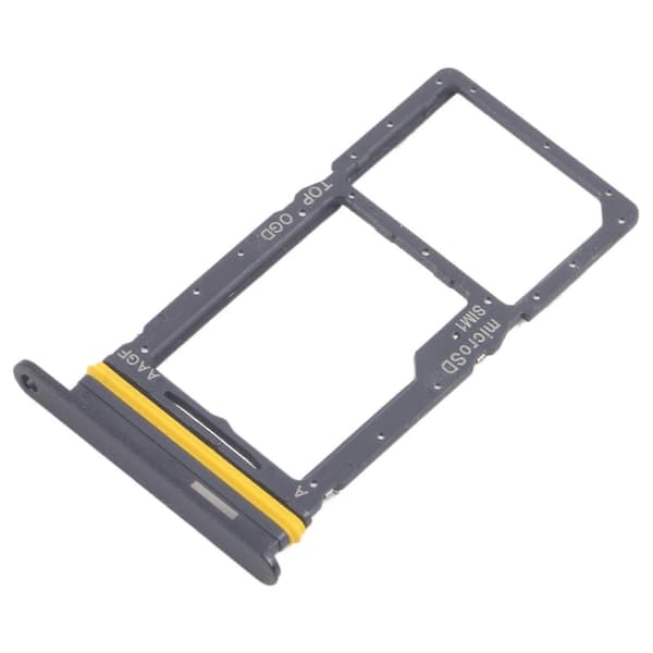 Til Samsung Galaxy A17 5G SM-A176B KOMPATIBEL SIM + Micro SD-kortbakke Black