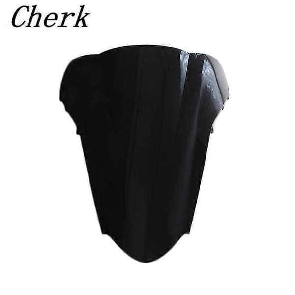 Ny Motorcykel Sort Dobbelt Boble Forrude ABS Til Honda VFR 800 2002-2009