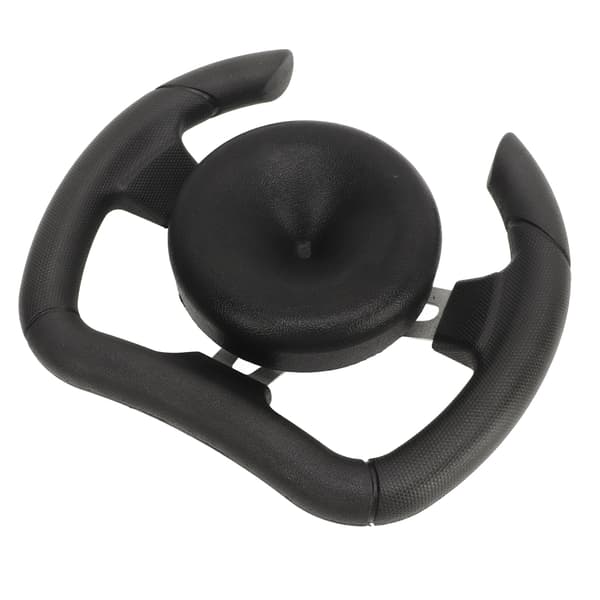 280 mm Black D-Shaped Racing Steering Wheel for Go Kart ATV UTV DIY Modifications