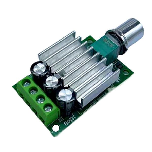 PWM DC Motor Hastighetskontroller 12V 24V 10A Justerbar Hastighetsregulator