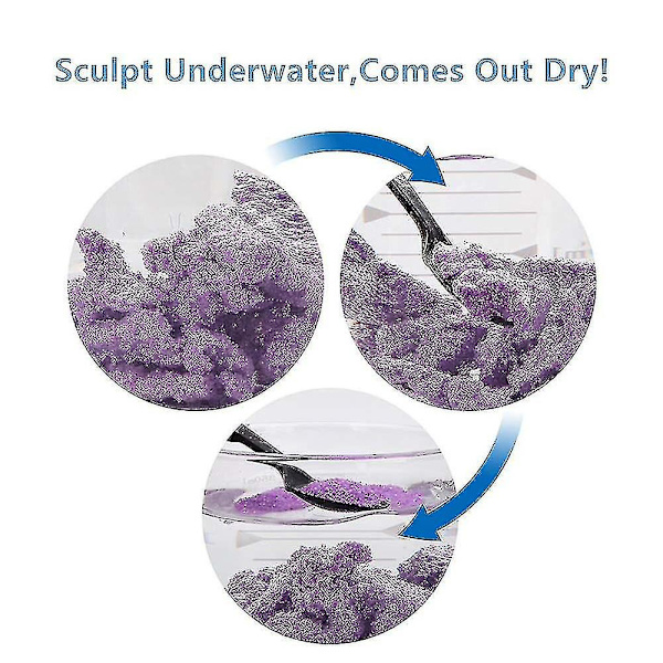 Never Wet Magic Sand Magisk Sand der ikke bliver våd 100g Pink