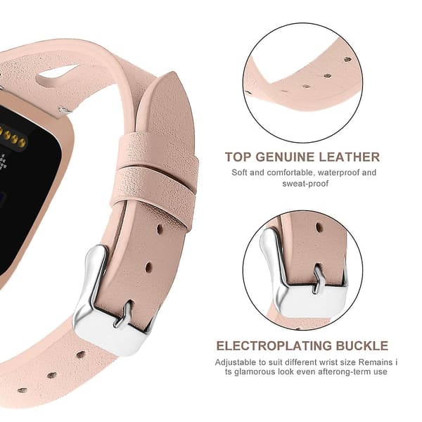 Fitbit Versa 2 -ranneke Fitbit Versa 2:lle Apricot