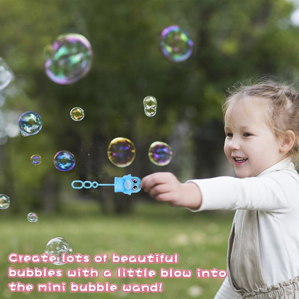 Bubbles For Kids, 10ST Påsk Bubble Tubes med trollstav Kanin Chick Mini Bubble Wands Bubble Kids Vår Sommar Leksak Festväska Fillers For Kids_Newway G Style 3