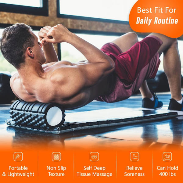 Foam Roller (Svart)