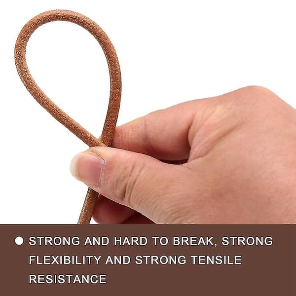 72 tommer 183 cm læderrem træde dele + krog til maskine