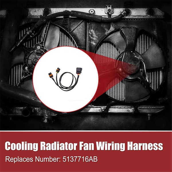 5137716AB Køleventilator Motor Ledningsnet til Chrysler 300 2005-08