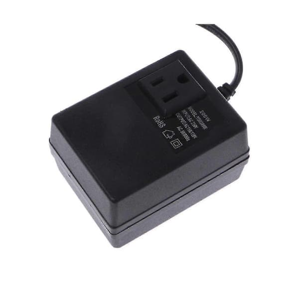 200w AC 220v til 110v Reduser Transformator Konverter Reise Strøm EU Plugg Adapter
