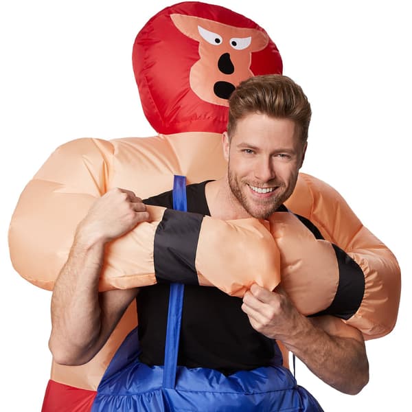 tectake Oppustelig Wrestler Kostume Orange Orange