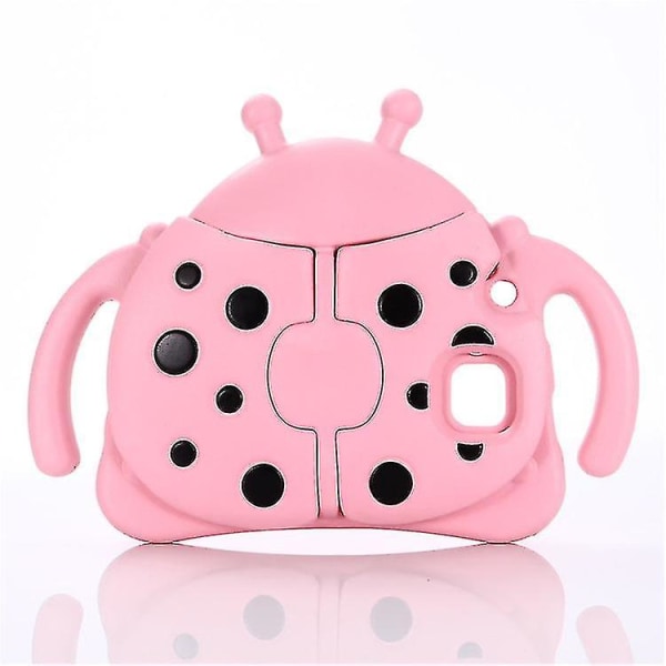 Kid Ladybug Case for Huawei T1, Kickstand Heavy Duty støtsikkert deksel-lian Pink