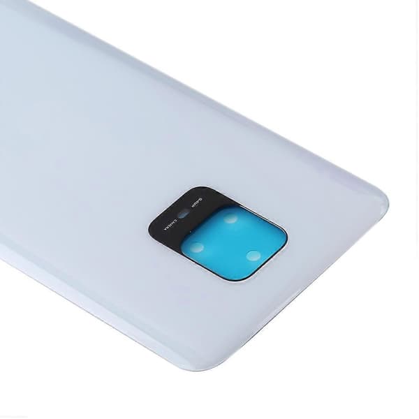 KOMPATIBELt batteribakstycke för Xiaomi Redmi Note 9S / Redmi Note 9 Pro Max / Note 10 Lite White