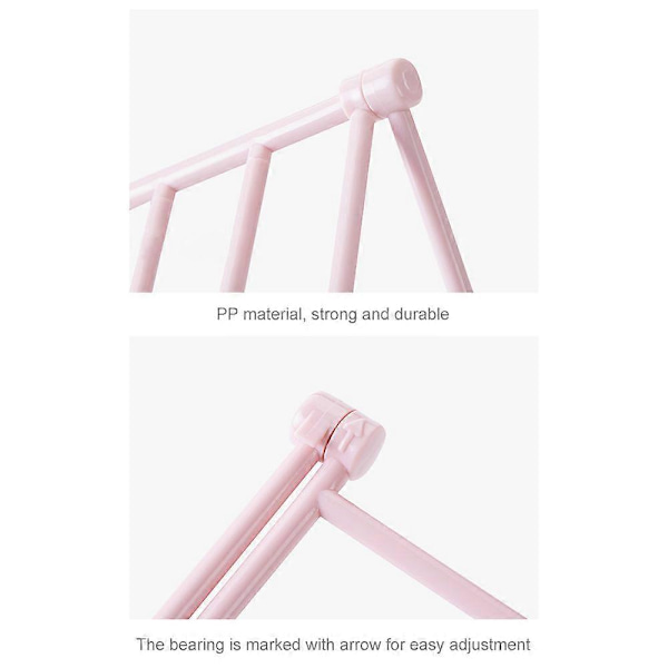 Foldbart tørrestativ, pladsbesparende Pink