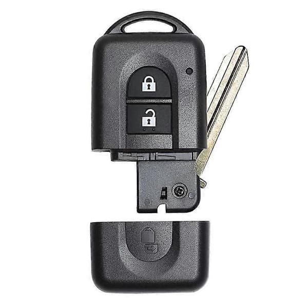 Bilnyckellös fjärrnyckel med 2 knappar 433MHz ID46-chip för Pathfinder 285E34X00A 285E3EB30A black