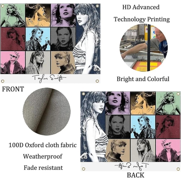 Taylor Väggbonad Flagga För Sovrum Swift, 120x150cm Musik Bild Väggbonader Rum Hängande Poster Flaggor Väggbonad Presenter