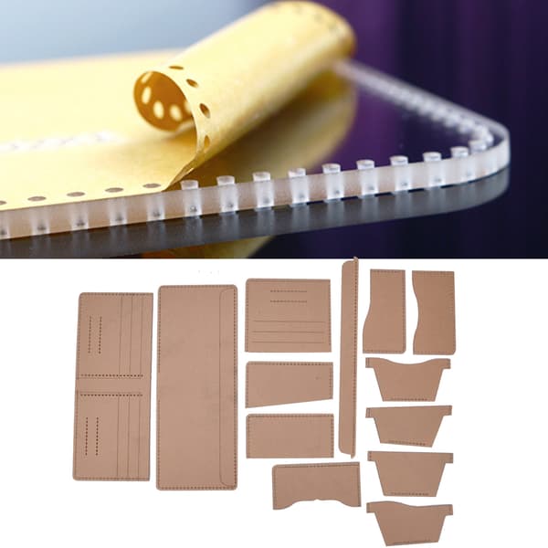 Wallet Pattern Template Transparent Acrylic Manual Leather Pattern Wallet Template