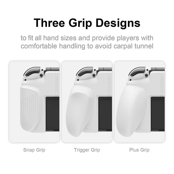 Neogrip Ergonomiskt Grepp Skyddande Fodral Set För Nintendo Switch Oled White