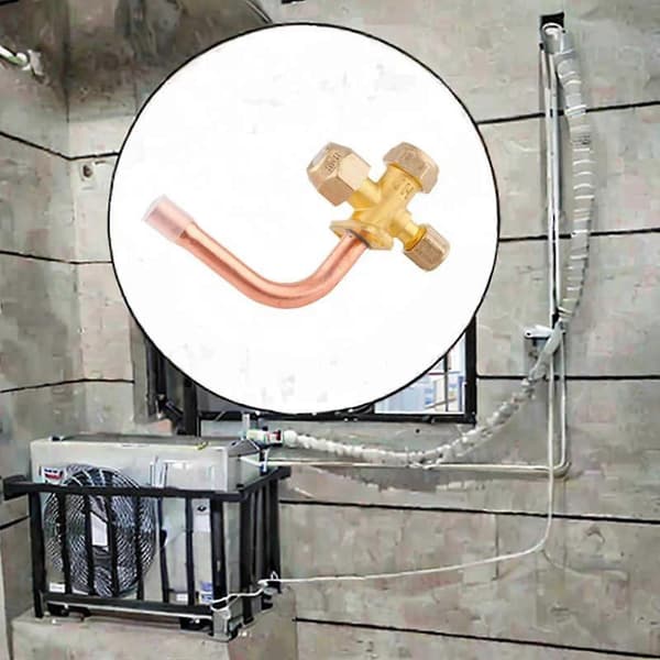 2025 Aircondition Stopventil Serviceadgangsventil Nem Installation Reparation 16mm