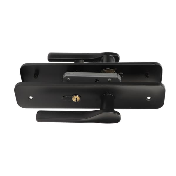 Stainless Steel Door Lock Set with Oxidation Resistant Coating, Rustproof and Comfortable Grip Handle for Bedroom Bathroom