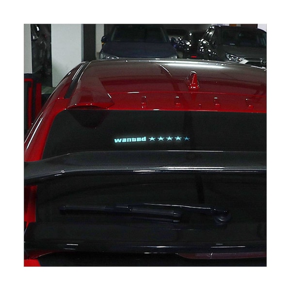 Vindruta Elektrisk sökes bil Led-klistermärken för Jdm Glow Panel Dekoration Tillbehör