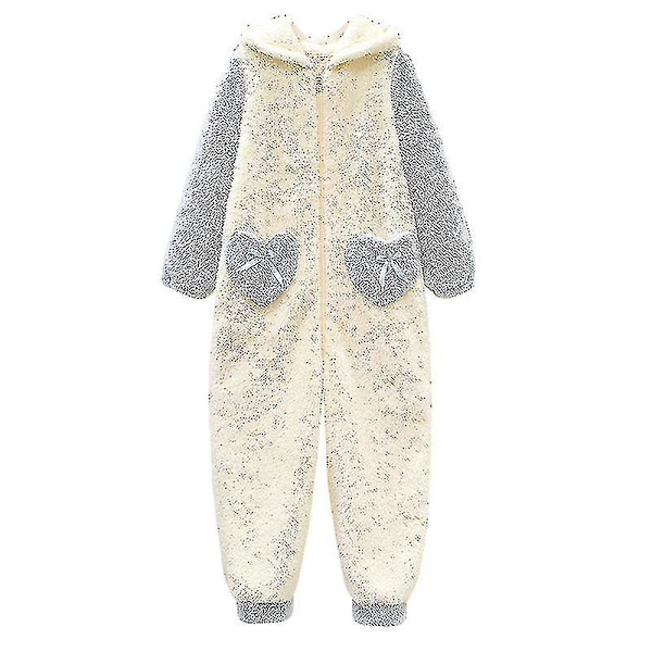 Sanrioed Plush Anime Cinnamoroll Talvi Flanelli Lasten Haalarit Tytöt Pojat Taapero Hyppyasu Vauvan Vaatteet Pyjamat Lasten Haalarit Lahja 140cm