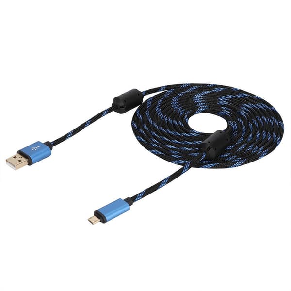 Kraftigt 3m USB-ladekabel til PS4/Xbox ONE-controller Hurtigopladningstilbehør