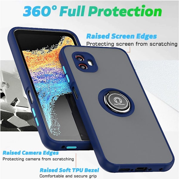 Støtsikker etui for Samsung Galaxy Xcover 6 Pro med metallringholder