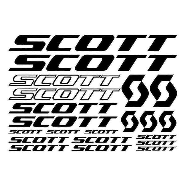 Scott-pyörän rungon tarratarralevy white