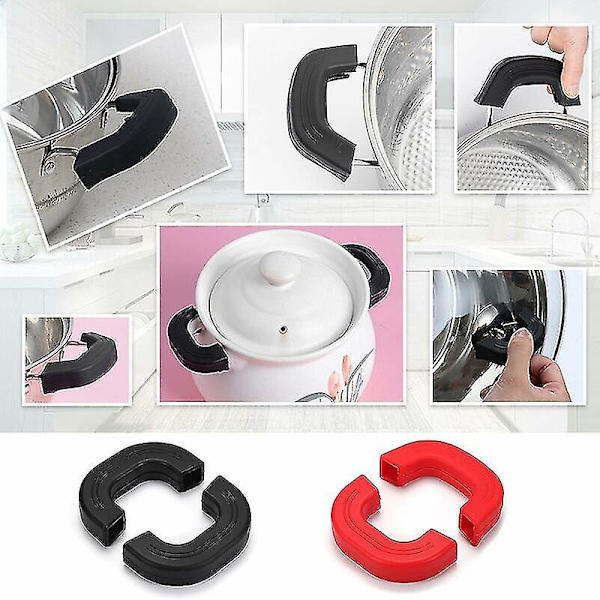Kjøkken Fingerbeskytter Matlaging Pottholdere Pot Grip Finger Varmebestandig Silikon Beskytter Fingergrep Pot Håndtak For Komfyrer Griller Ovn Woks,,2