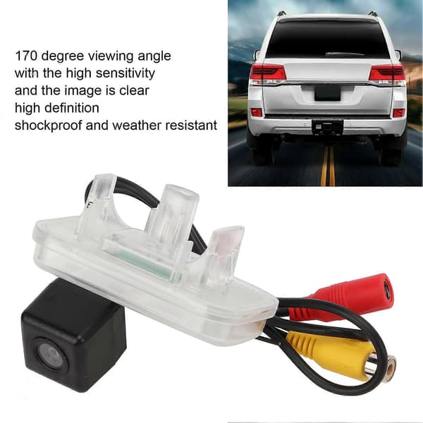 Car Rear View Camera Waterproof HD Backup Camera System Replacement for Land Cruiser 200 LC200 2019-2021