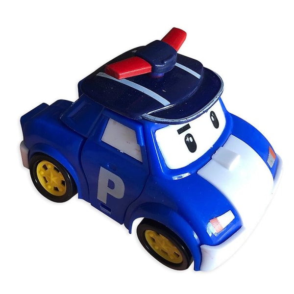 Robocar Poli Toy Korea Robot Auto Transformation Lelut Parhaat Lahjat lapsille Lapsille Blue