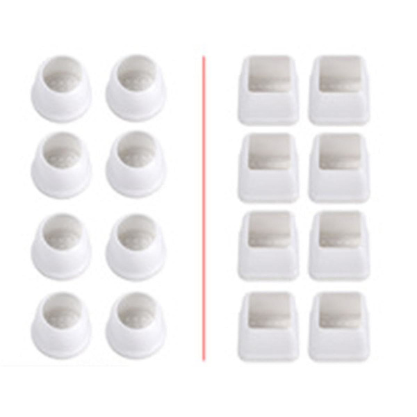 Silikonfötter för stolsben white CIRCLE L