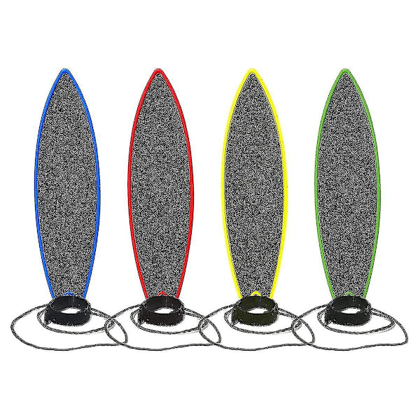 4-pack Finger Surfboard, Leksaks-fingerbrädor för barn, Fingerbräda kompatibel med vuxna tonåringar pojkar flickor