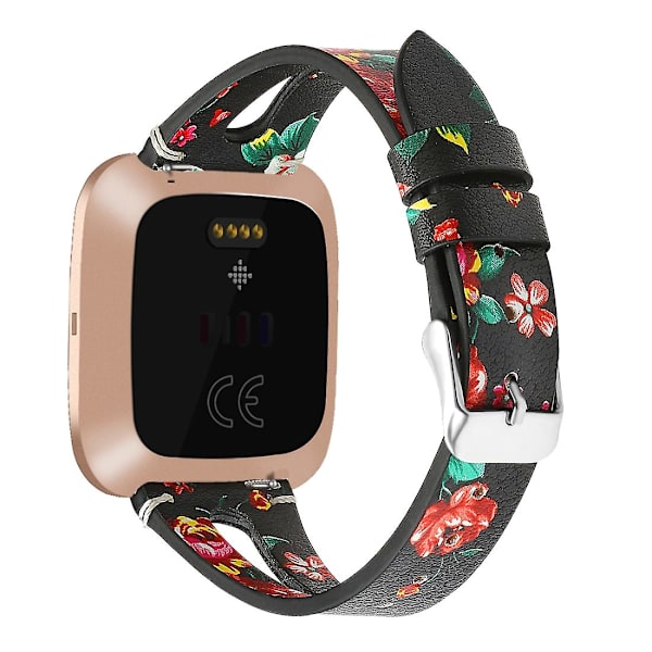 Til Fitbit Versa 2 rem til Fitbit Versa 2 Black Safflower