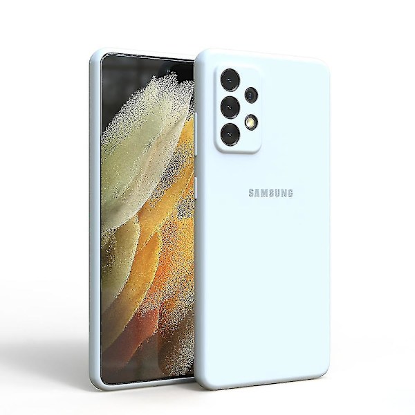 Samsung Galaxy A53 5G Skal A73 Silkeslen Silikonfodral Mjukt Grepp white For A33 5G