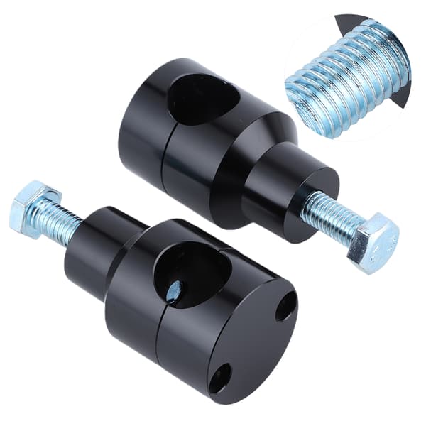 Universal Circular Handlebar Riser Mount Clamp Motorcycle Parts 25mm/1.0in Black 25mm