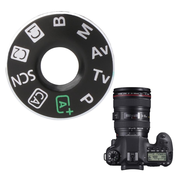 Kamera Funktion Dial Mode Gränssnitt Cap Button Reparation Delar för Canon Eos 6d Ny