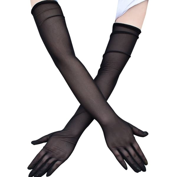 Finger Tights Handskar Långa transparenta handskar