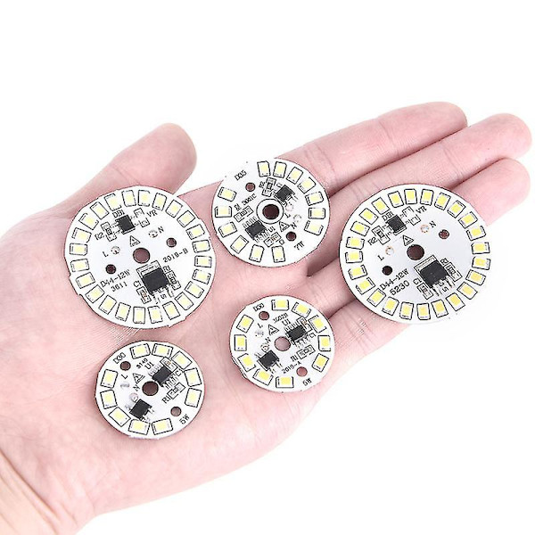 LED-lamppu Patch-lamppu SMD-levy Pyöreä Moduuli Valonlähdelevy Lamppuun 15w white