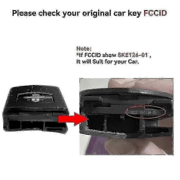 Bilfjärrnyckel för Mazda 2 3 5 6 4D63 chip flip Black