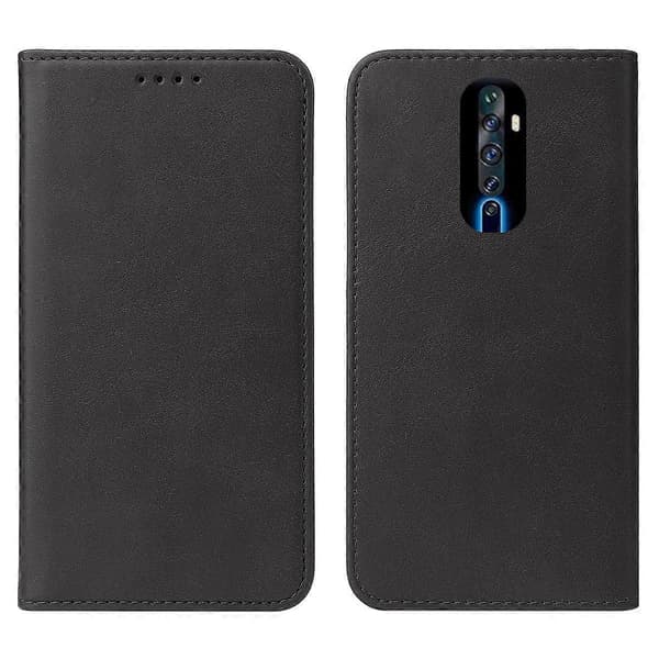Magnetiskt Läderfodral för OPPO Reno2 Z Black
